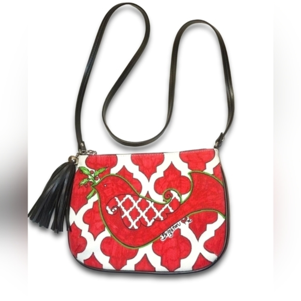 Brighton‎ "Love Dove" Crossbody Christmas Holiday Shoulder Purse